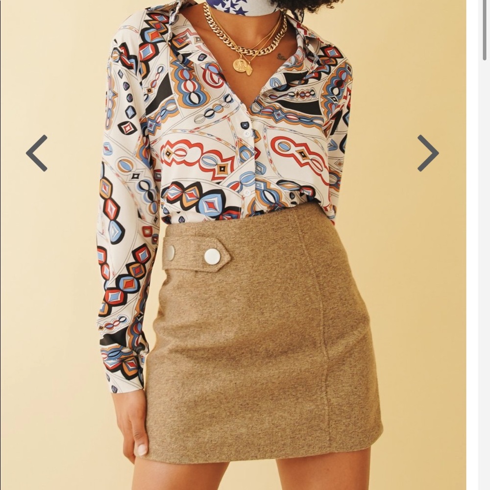 Verge girl NWT woven skirt!